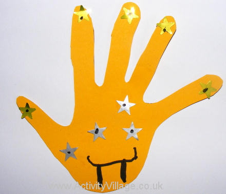 Handprint monster 1