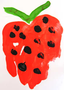 Handprint Strawberry