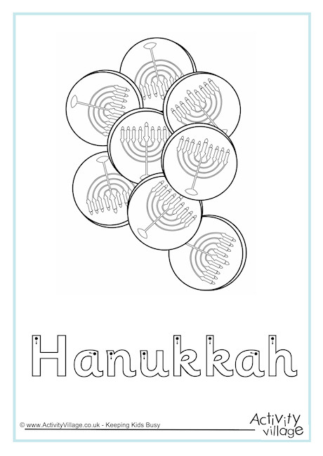 Hanukkah Finger Tracing