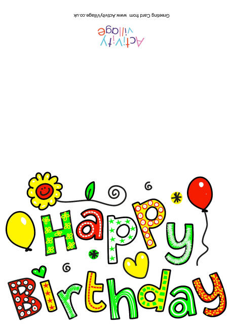 Happy Birthday Card