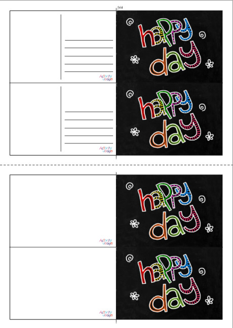 Happy Day Postcards