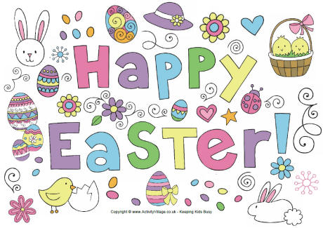 Happy Easter poster