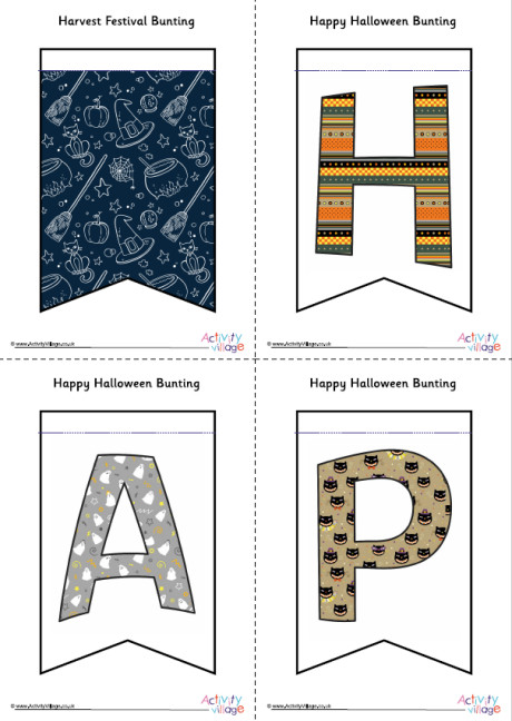 Happy Halloween Bunting