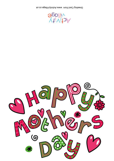 Happy Mother's Day Card 4 Happy Mother's Day Card 4