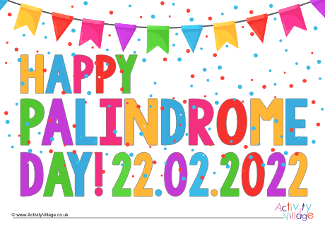 Happy Palindrome Day poster