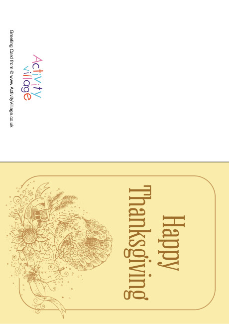 Happy Thanksgiving Card 4