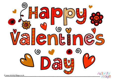Happy Valentine's Day poster 1