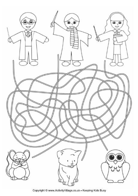 activity village harry potter coloring pages - photo #10