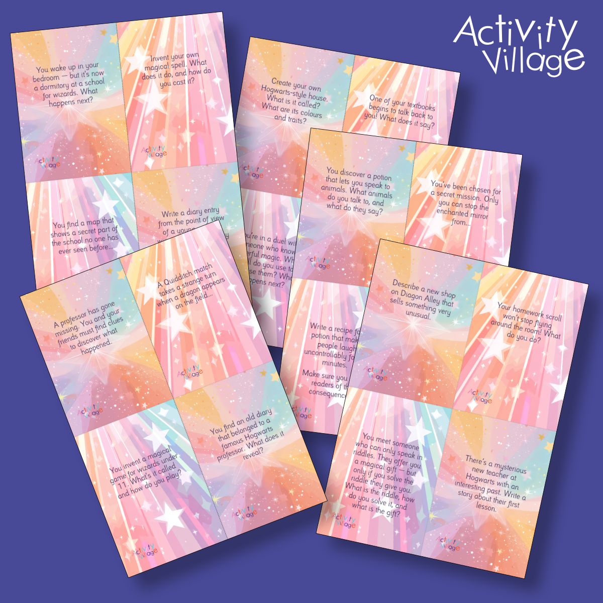 Harry Potter Writing Prompts Set 2 Harry Potter Writing Prompts Set 2