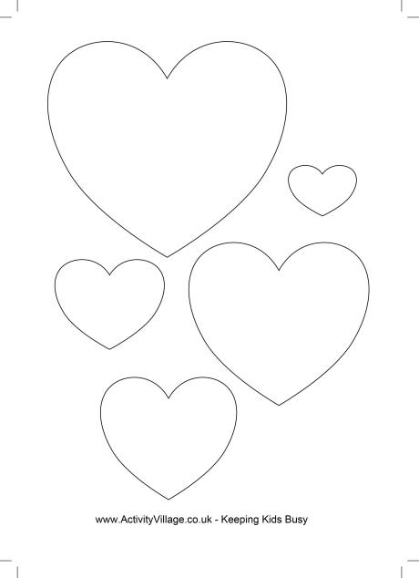 Heart templates 3