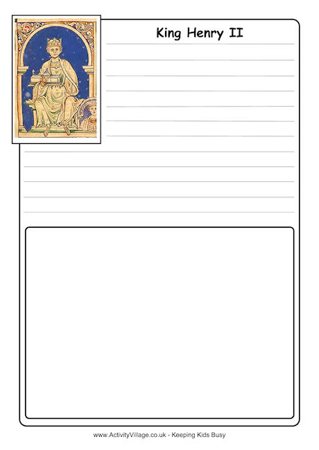 Henry II notebooking page 