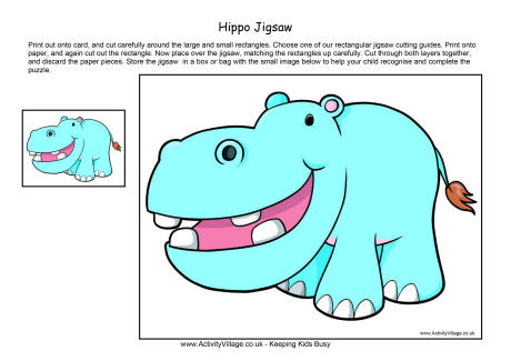 Hippo jigsaw Hippo jigsaw