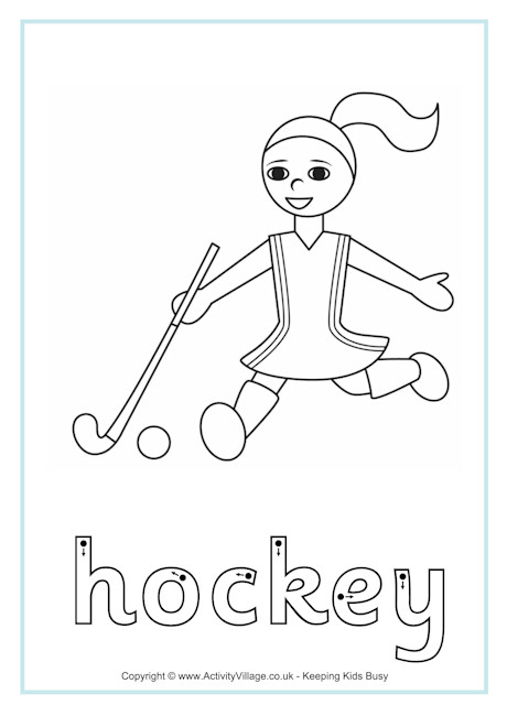 Hockey finger tracing