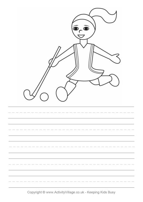 Hockey story paper 