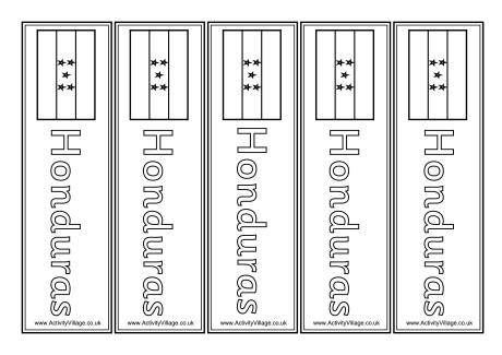 Honduras bookmarks 