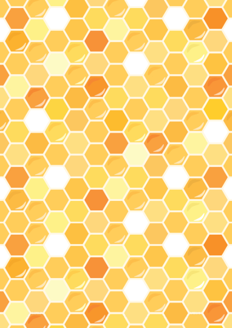 Honeycomb scrapbook paper