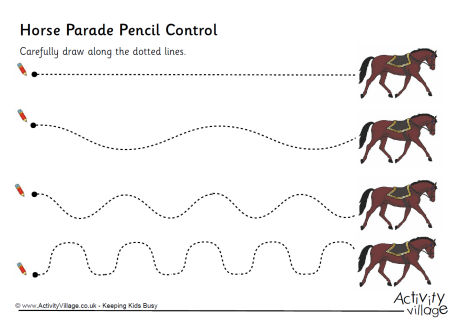 Horse parade pencil control