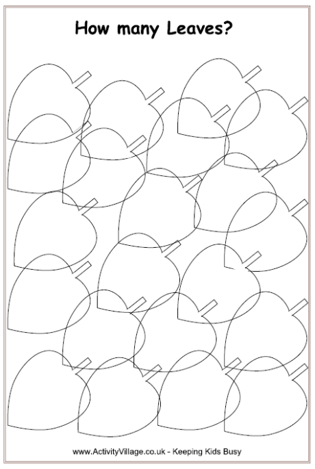 How Many Leaves Puzzle - Medium