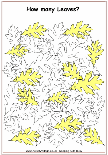 How Many Leaves Puzzle - Hard