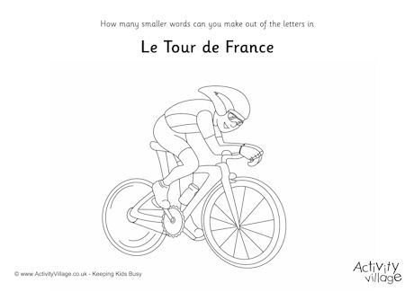 How many smaller words - Le Tour de France