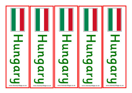 Hungary bookmarks 