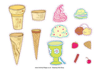 Ice-cream theme for kids