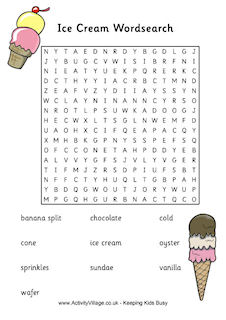 Ice Cream Puzzles