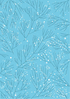 Icy Winter Scrapbook Paper