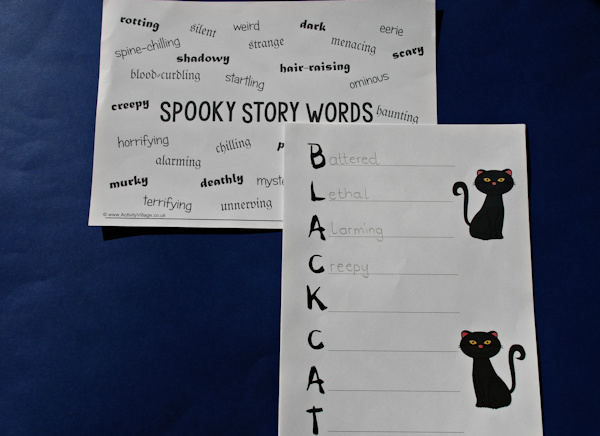 Black cat acrostic poem