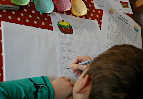 Creating a list of cupcake flavours