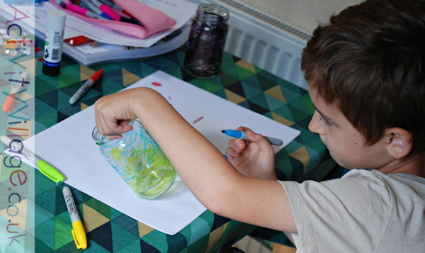 Creating his own BFG dream jars