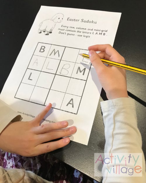 Using logic to solve a sudoku puzzle