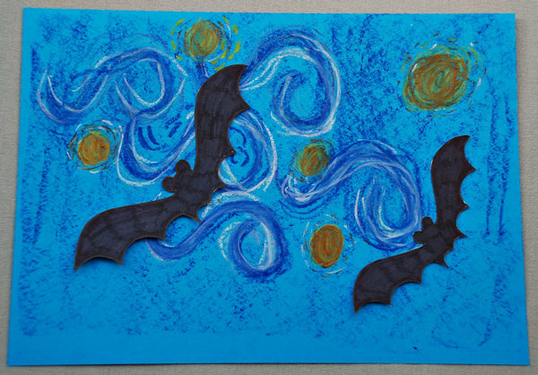 Van Gogh inspired bats picture