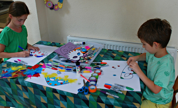 Busy making masks