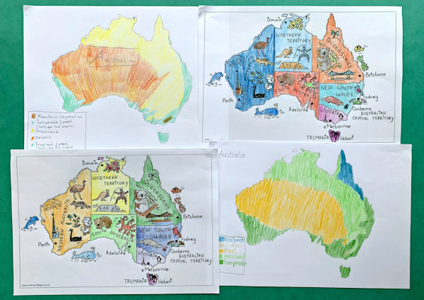 Our Australia and Australian biome maps