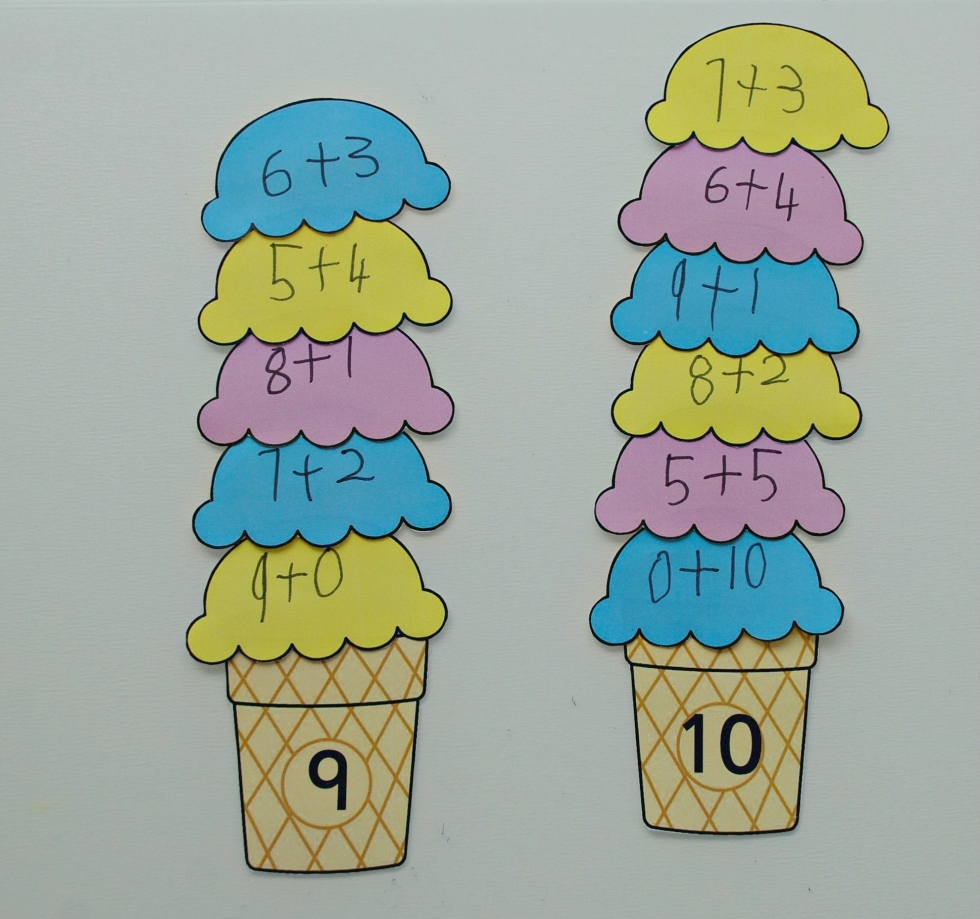 Ice cream number bonds