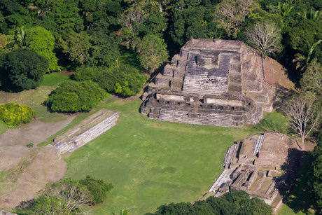 Altun Ha, Mayan ruins in the tropical jungle of Belize