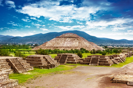 Aztec Pyramids of the Sun and Moon, Avenue of the Dead, Mexico