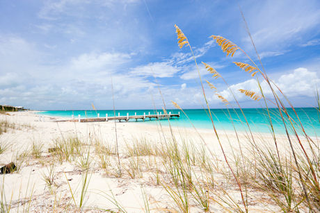 Beautiful beach at Providenciales, Turks and Caicos Islands