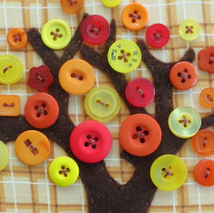 Button Tree - Close-up of buttons