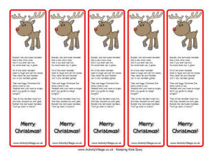 Christmas bookmarks