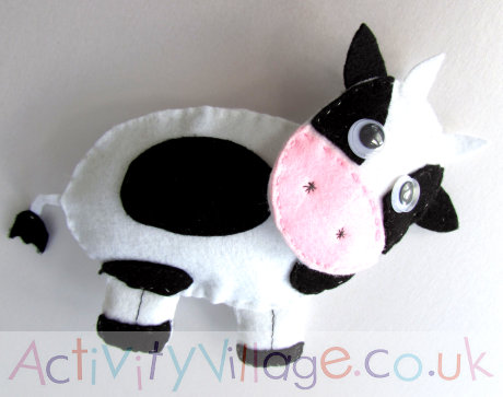 Cow softie craft