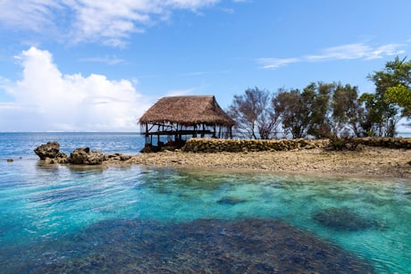 An original dwelling on the Micronesian island of Pohnpei