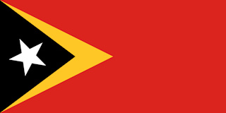 Flag of East Timor or Timor-Leste