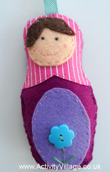 Felt Matryoshka doll 1