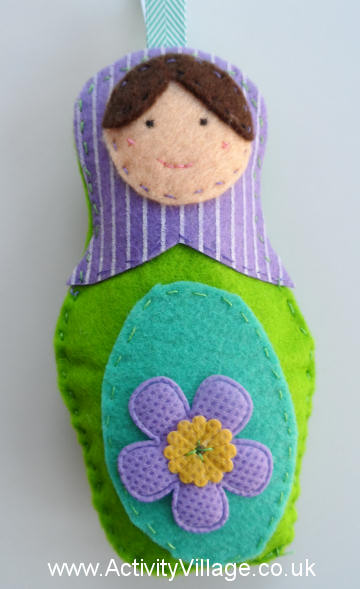 Felt Matryoshka doll 2