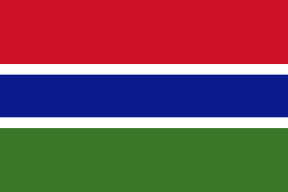 The Gambia flag printable