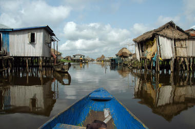 Ganvie, village on stilts, Benin