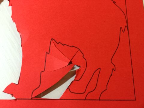 An example of nibbling at the edges of the paper cut!