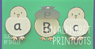 Guest Post - Fun Alphabet Printouts